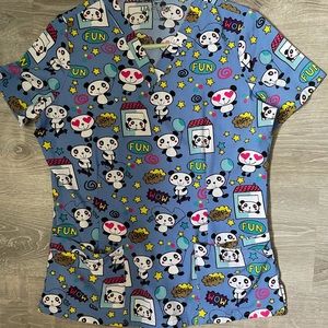 Scrub Top Panda